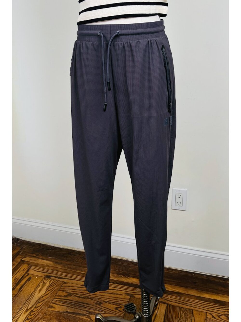 ONE BOY Taiwan Medium Dark Gray Lightweight Cooling Pants Nylon Spandex